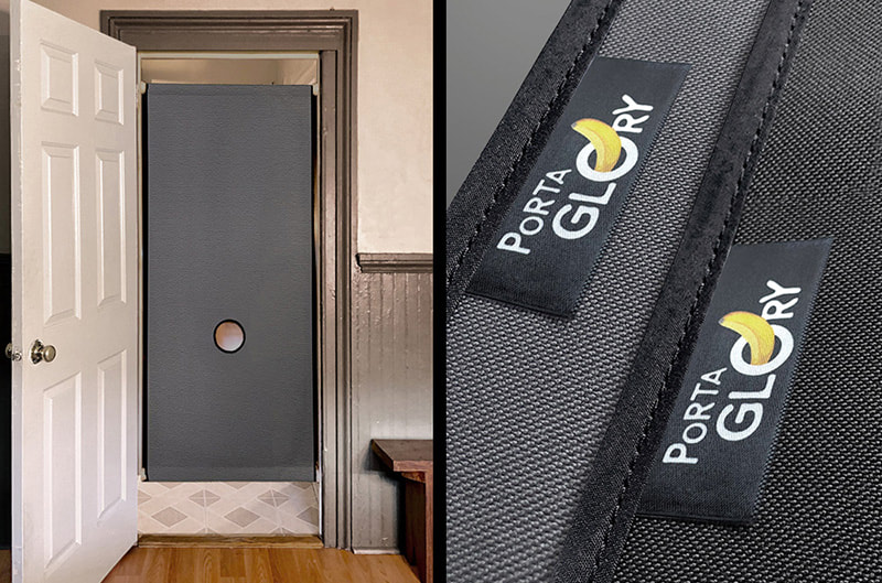 Check out this PortaGlory ORIGINAL portable glory hole, in Bathroom Stall Grey!