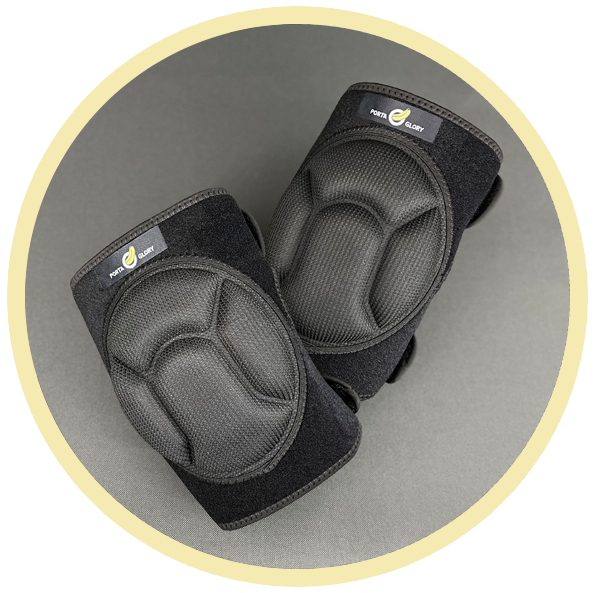 The PortaGlory Knee Pads accessory makes your glory hole time comfy.