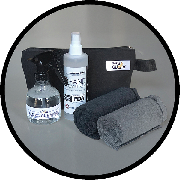 The PortaGlory Cleaning Kit accessory keeps your glory hole clean and sanitary!
